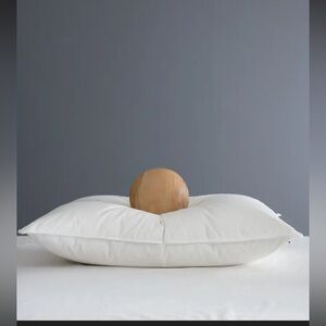 Quince Luxurious White Goose Down Pillow Standard Soft/Medium
